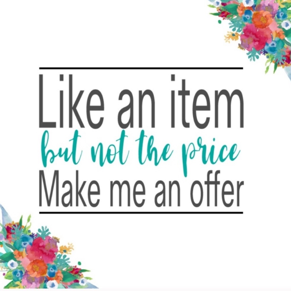 Make an offer! Trying to clean out my closet!!